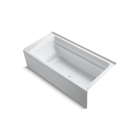 Kohler 72 in. L, 36 in. W, White, Acrylic 1124-GHRA-0